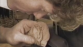 Adorable ebony-haired fashion celeb has her toes worshipped