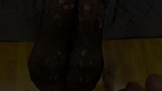 Boned My Toes And Cum All Over Them