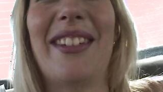 Big Boobed milf blonde bitch picked up on the street and banged