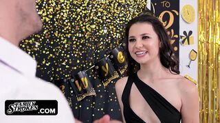 2 Beauty Girls Invite Their Stepdad For New Years Party
