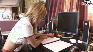 Petite blonde tiny jugs School Girl like Sex more than study