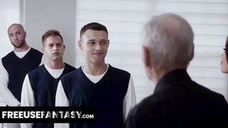3 Freaky Boys Ask Santa To Send Them A Huge Boobs Stepmom