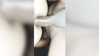 Newly wed bride nailed into her innocent booty for the first time