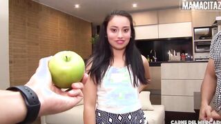 CARNE DEL MERCADO - 18 Hispanic Wants It Deep Into Her Cunt