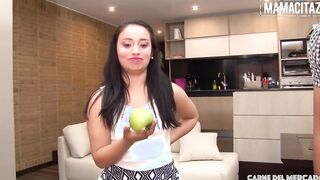 CARNE DEL MERCADO - 18 Hispanic Wants It Deep Into Her Cunt