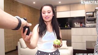 CARNE DEL MERCADO - 18 Hispanic Wants It Deep Into Her Cunt