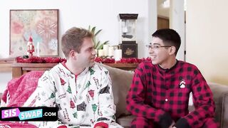Vulgar Studs Surprise Their Stepsisters With Their Cocks