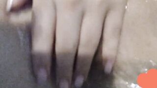 taking a bath tub close-up
