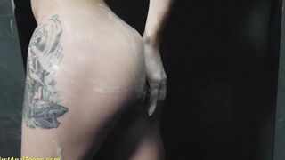 tight booty ruined by huge sex toy