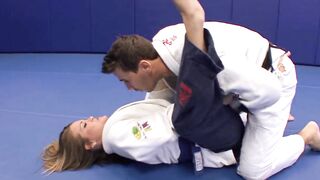 Megan Fenox has a very unique karate lesson