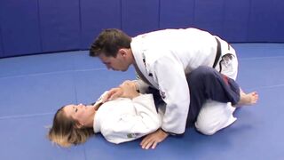 Megan Fenox has a very unique karate lesson