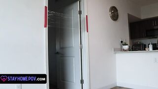 Huge Butt Latin Stepsister Licks Whipped Cream Out Of My Dick