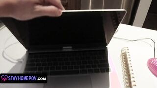 Huge Butt Latin Stepsister Licks Whipped Cream Out Of My Dick