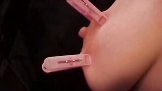 Tied reprobate chick is taught a kinky lesson