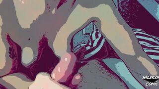 4k Christmasmorning comic fellatio from my german blond sluts
