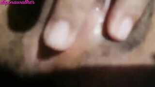 Soak cunt finger fucked on christmas and makes creampy