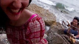 Dark Hair 18 Yo Vladana Offer A Head And Fucks With Terry