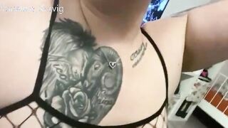Fellatio im Fischernetz mit Gesicht