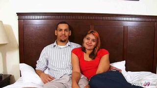Real Hispanic Lovers with Curvy Red Head 19 Yo First Time Porn