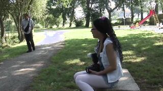 Milf step MILF Dark Hair 19 Yo Gets Boned By Rough Penis