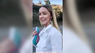 Goddess Teenagers Hottie NIKOLE NASH Squirts during Outside Art Session