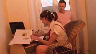 Dark Hair This 19 yo's homemade anal course #3