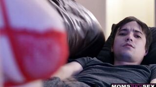 MomsTeachSex - Step Milf "Your nuts are gonna be dropping out of those PJ leggings" S16:E10