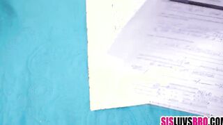 Stepdad peeps on daughter blowing her step dude