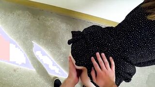 QUICK SEX WITH STEPSISTER INTO FRONT OF THE HOUSE