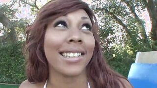 Inked Leilani Leeanne black skin blows and fucks dick