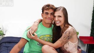 EXCLUSIVE STUD CARTER JOINS HGF TO BE PLEASED BY KENZIE