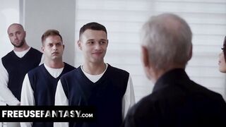 FreeUse Fantasy - 3 Turned On Boys Ask Santa To Send Them A Long Melons Stepmom For Christmas