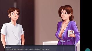 SUMMERTIME SAGA #71 • Inside bed with a divine mom