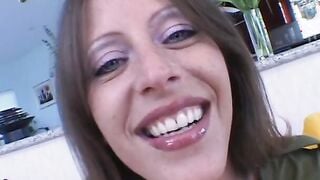 Turned On cougar has analcreampie after wild fucking at home