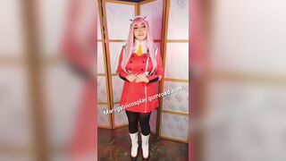 Zerotwo Christmas cosplay