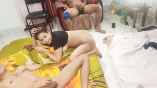 Bangali College adorable Goddess cunt with mouth banged! With 2 BF Happy New Year Sex Indian xxx porn