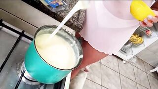 Sarah Rosa │ Beauty Cuisine │ Cornmeal Porridge with Cheese ║ Inside This Tape She Shows How To Prepare This Wonderful Dessert