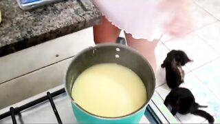 Sarah Rosa │ Beauty Cuisine │ Cornmeal Porridge with Cheese ║ Inside This Tape She Shows How To Prepare This Wonderful Dessert