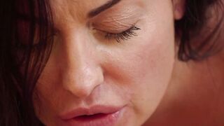 Lesbo Filthy licks vagina on their first night together