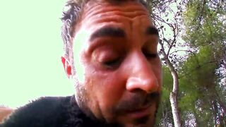 Outdoor Cassie Darling offer Jorge Freitas anal sex and