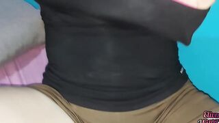 sluts skips class to nailed her stepfather when her mother leaves