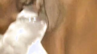 Lusty ebony Women licking their soak cunts