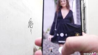 GERMAN SCOUT - PETITE BUSHY COLLEGE WOMEN ISABELLA PICKUP AND BONED AT STREET CASTING