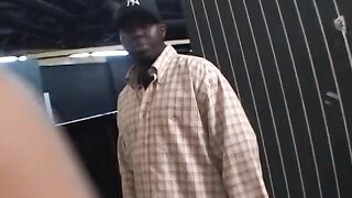 Mamacita fuck by ebony dick on a hotrod