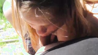 Fiance Sucking Off Long Rough Penis Inside Outside Going Nuts Deep