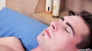Petite Ginger Teenagers Masseuse Seduced to Nailed by her Client