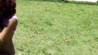 Turned On african Cutie give wild deep throat joined by adorable red