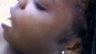 African penis is blown rough by black hot