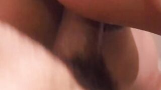 cougar with long breasts and meaty snatch lips fucks stud inside hot tub