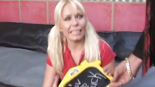 Erotic blonde nanny has to boned her boss for punishment